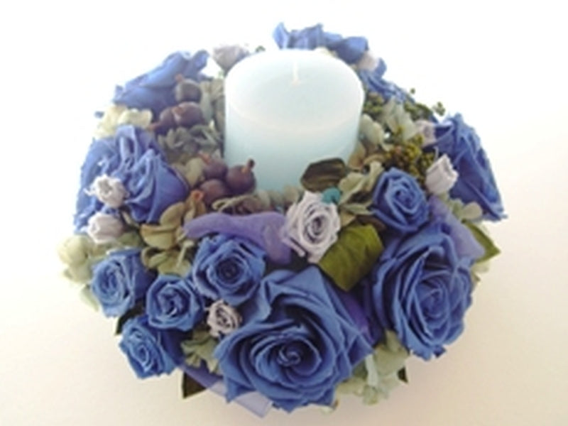 【プリザ】FL70-12 スプレーローズ グランブルー