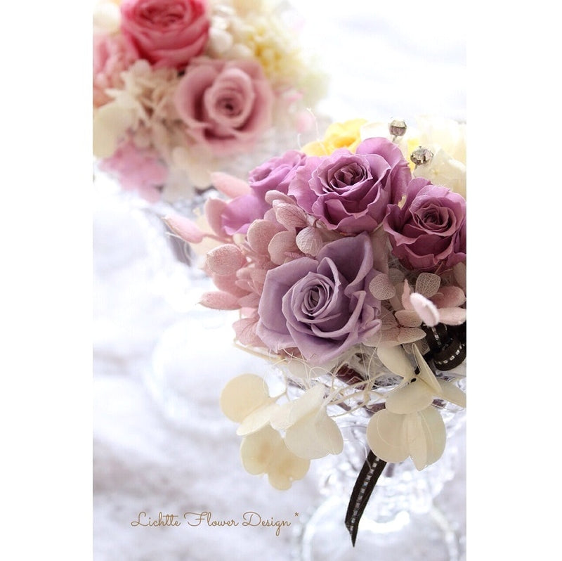 【プリザ】FL300-14 メディアナローズ ラベンダー