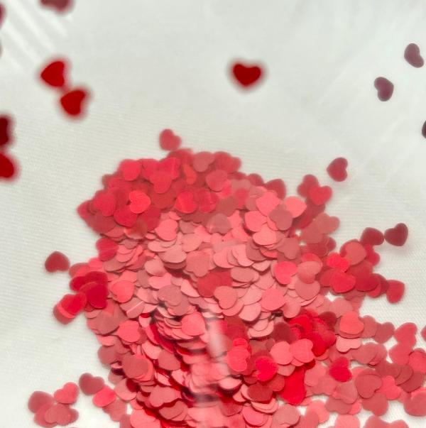 【コンフェッティ】ハート レッド