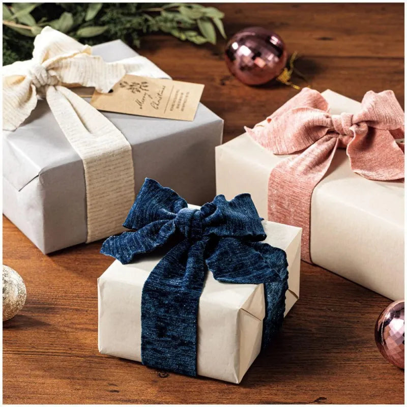 【東京リボン】50027-1 ラメシェニール アイボリー プリフラSHOP