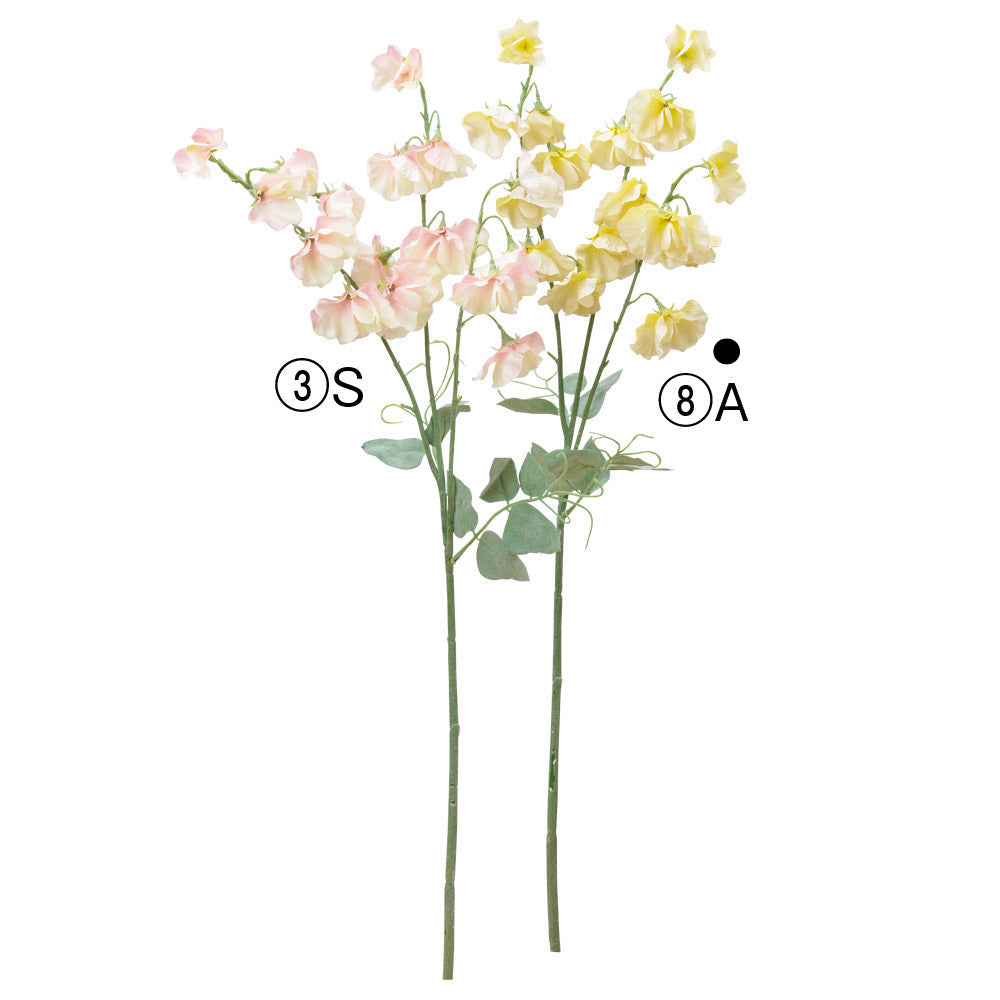 【造花】卸販売 A-34162-008A スイトピー×16 ソフトベージュ アスカ商会 asca 造花専門店 花材卸 プリフラSHOP 卒業式花 花見 春 桜 お雛様 おひなさま