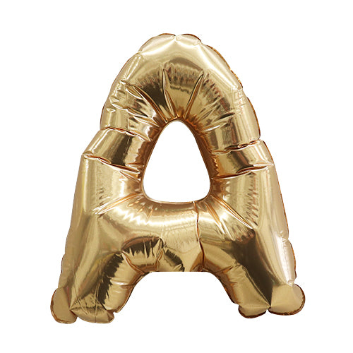 【風船】切手代込み330円 ベタリック レターバルーン7"ゴールド A BLT15928 プリフラSHOP 風船販売店