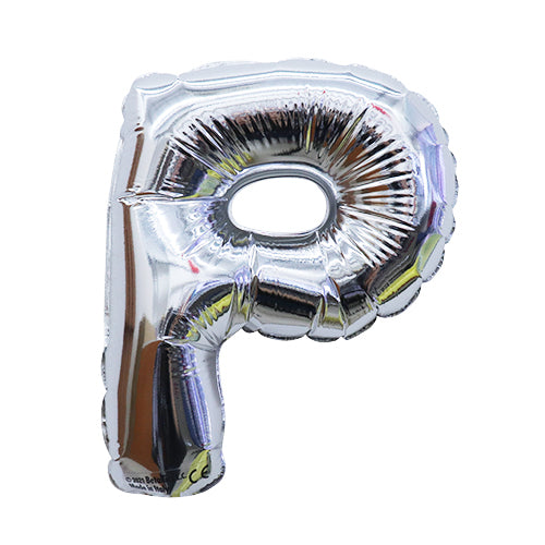 【風船】ベタリック レターバルーン7"シルバー P BLT15979 プリフラSHOP 風船販売店