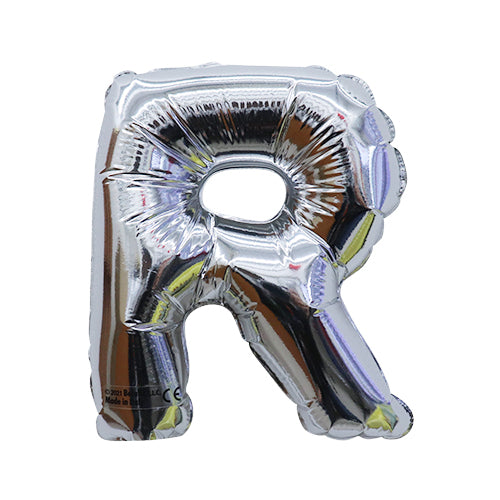 【風船】ベタリック レターバルーン7"シルバー R BLT15981 風船販売店 プリフラSHOP