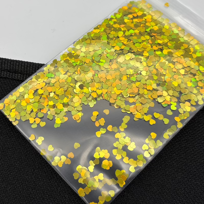 【コンフェッティ】ハート YELLOW イエロー