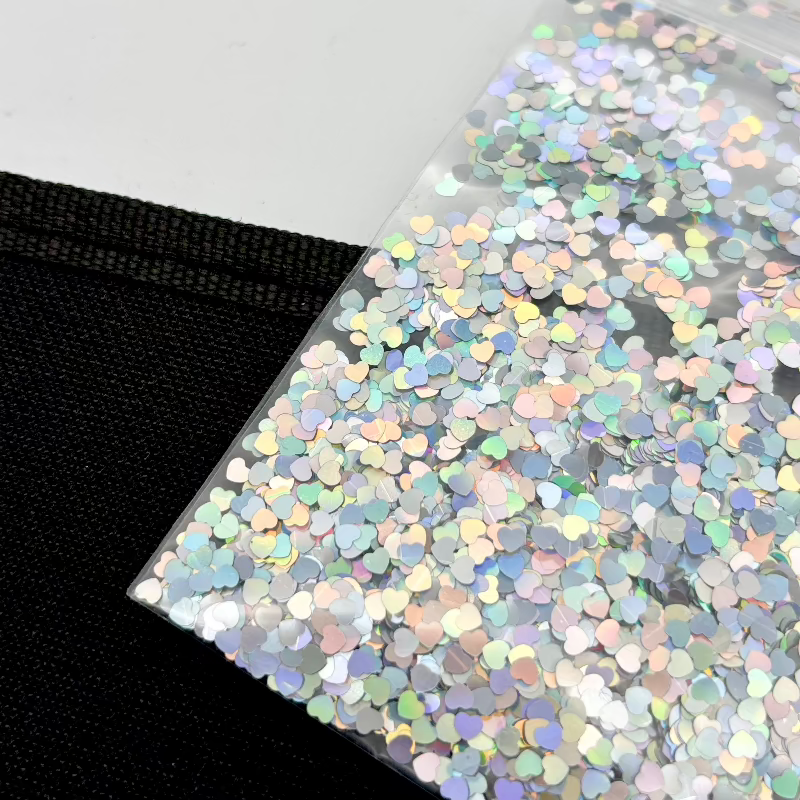 【コンフェッティ】ハート AUS オーロラシルバー