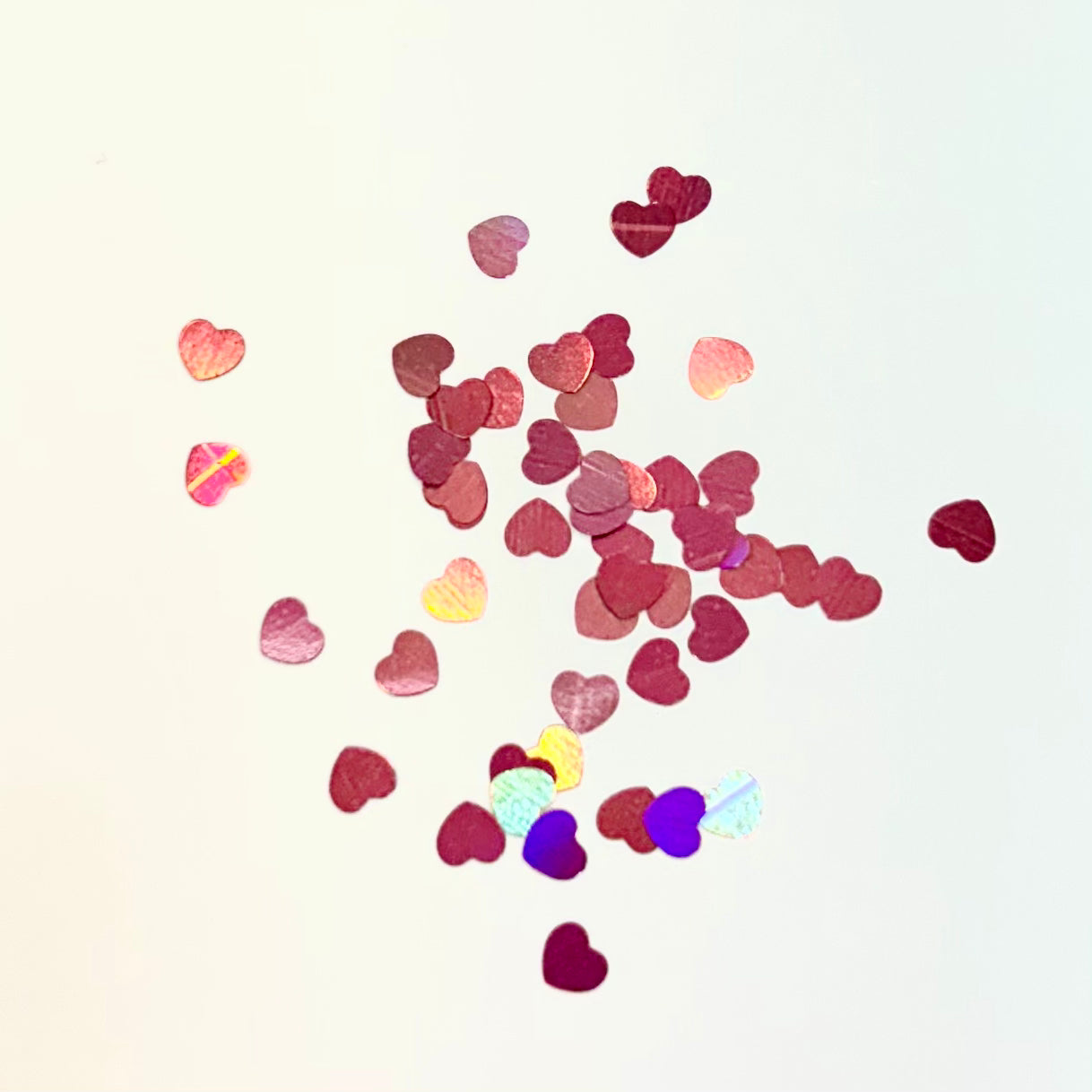 【コンフェッティ】ハート PINK1 オーロラピンク