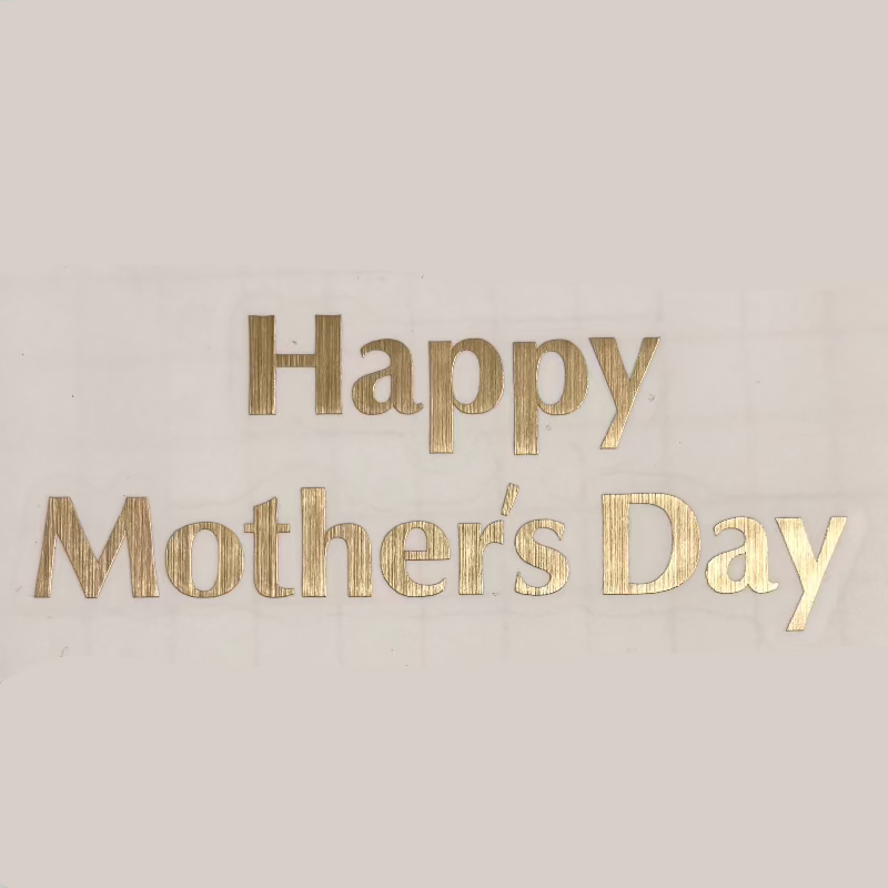 【ステッカー】【母の日】転写シール HappyMother'sDay ハッピーマザーズデイ