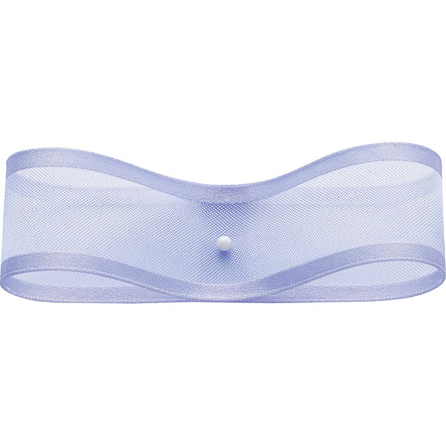 51910-19 ノーブルオーガンジー アイリス 25X10M 東京リボン