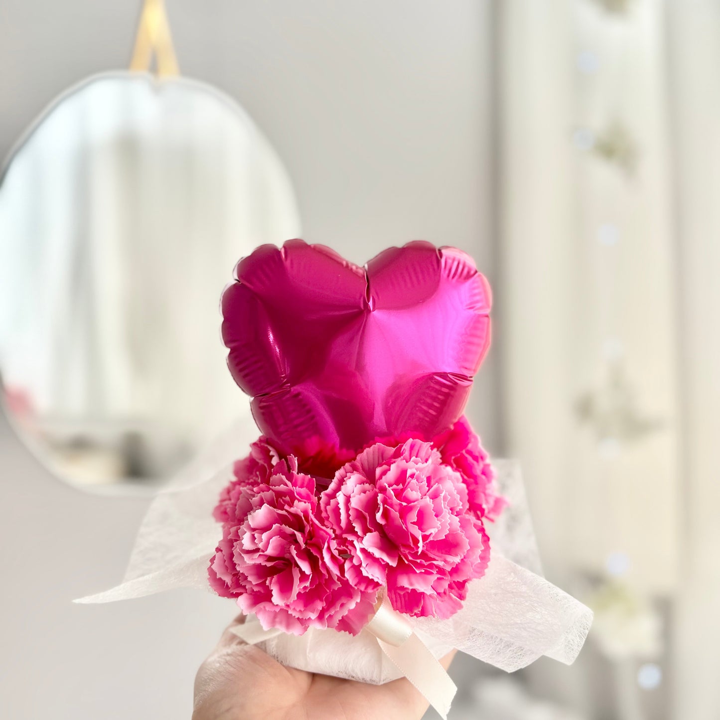 ハートバルーン カーネーション 母の日 贈り物 母の日ギフト