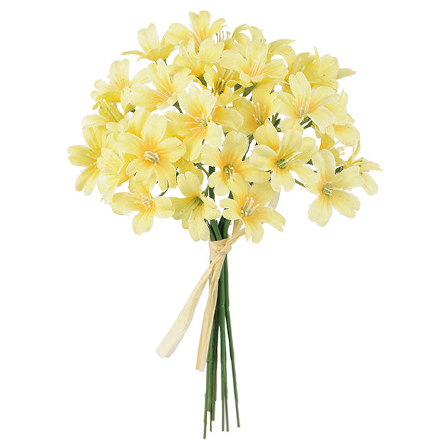 【造花】FM2160-4 パステルフラワーピック イエロー