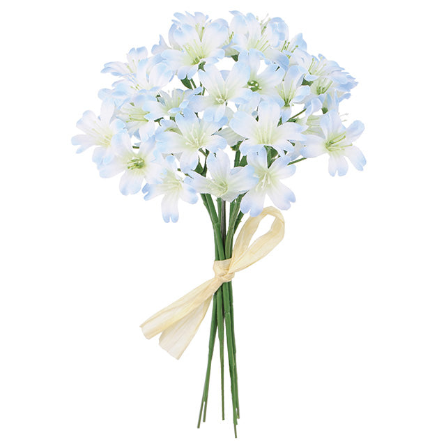 【造花】FM2160-5 パステルフラワーピック ブルーホワイト
