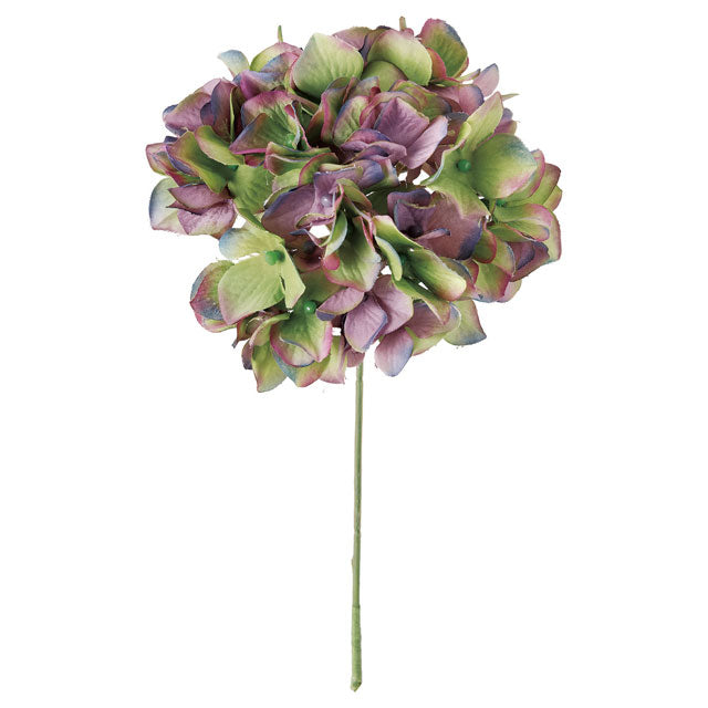【造花】FM25049-24 アーベントハイドレンジア グリーンパープル