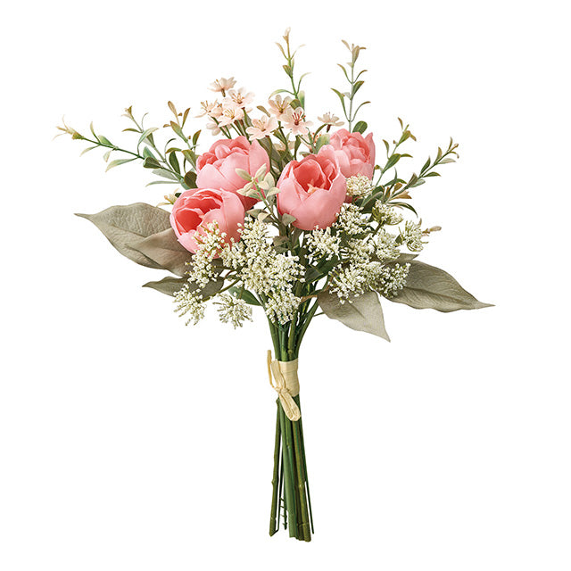 【造花】【MAGIQ 東京堂】FM008571-002 セシルチューリップブーケ ピンク 造花専門店 卸販売 プリフラSHOP