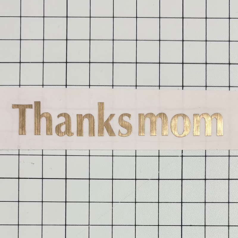 【ステッカー】【母の日】転写シール thanks mom サンクスマム