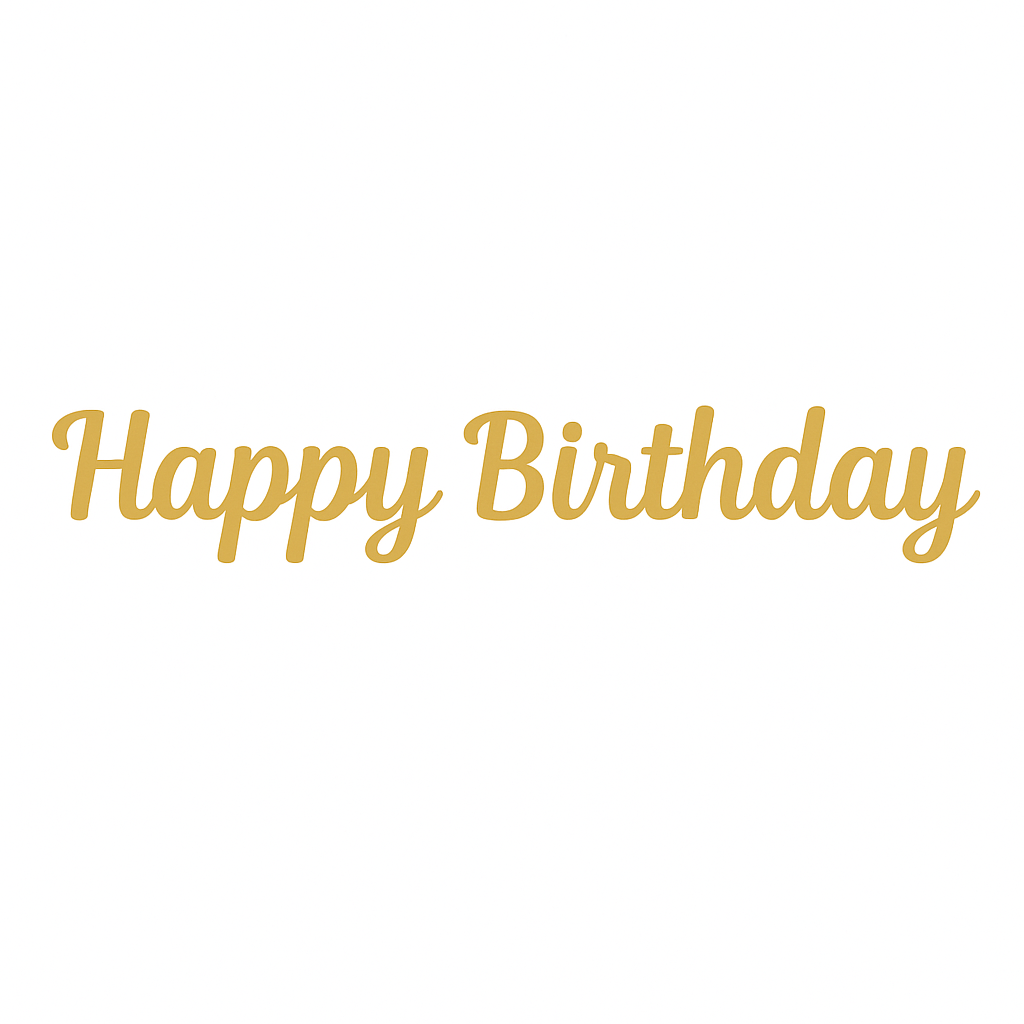 Happy Birthday　ステッカー｜誕生日