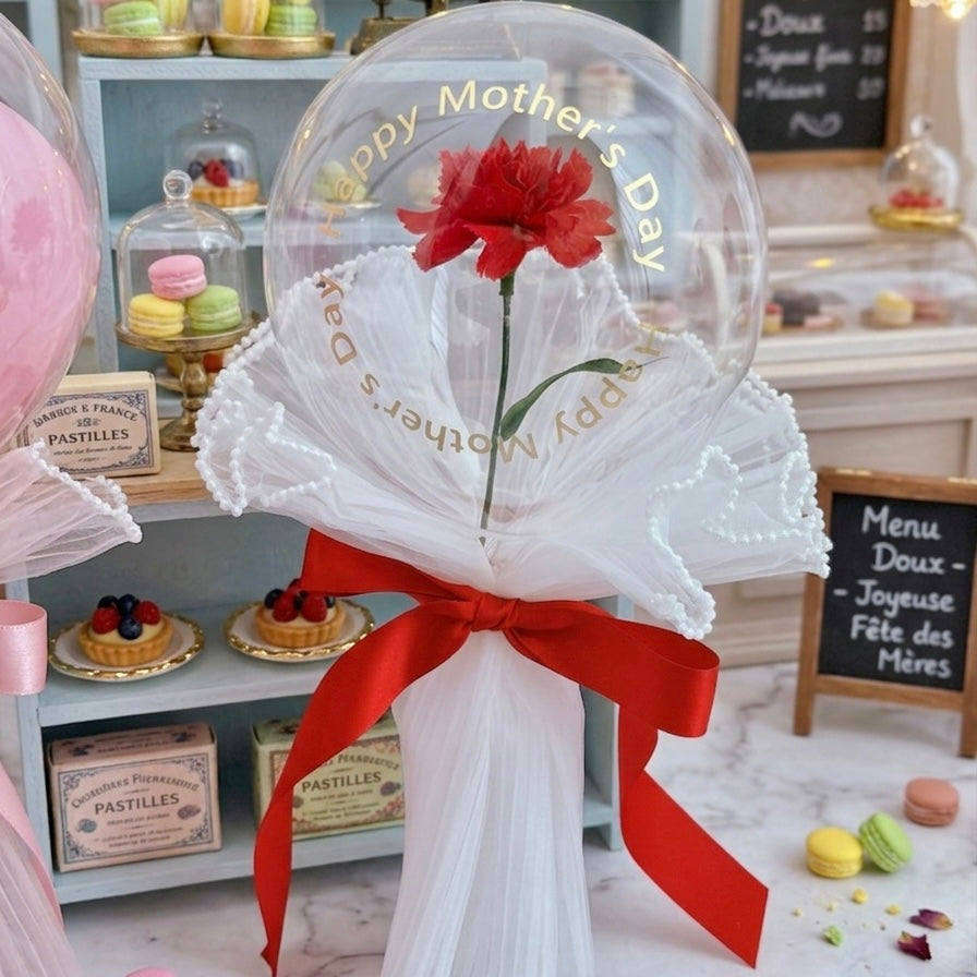 母の日バルーン　プリフラSHOP　フラワーギフト