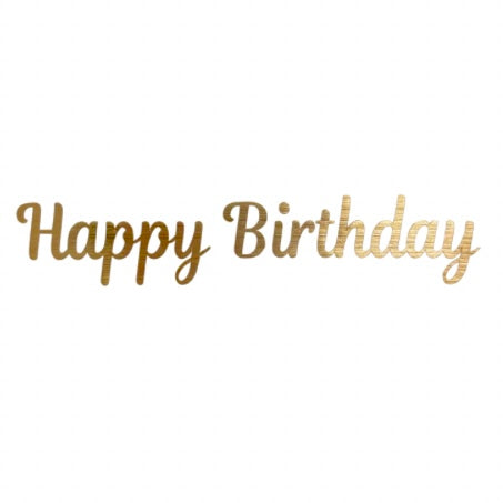 Happy Birthday　MGN　ゴールド