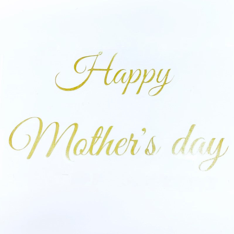 「Happy Mother's Day」GR-C｜転写付きステッカー