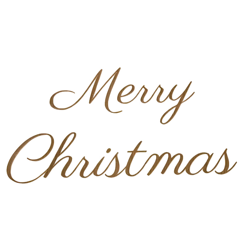 MerryChristmas-　メリークリスマス　カリグラフィー　ステッカー