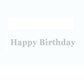 【Prefla高品質】Happy Birthday　ブロック体 カッティングステッカー | 誕生日・イベント用