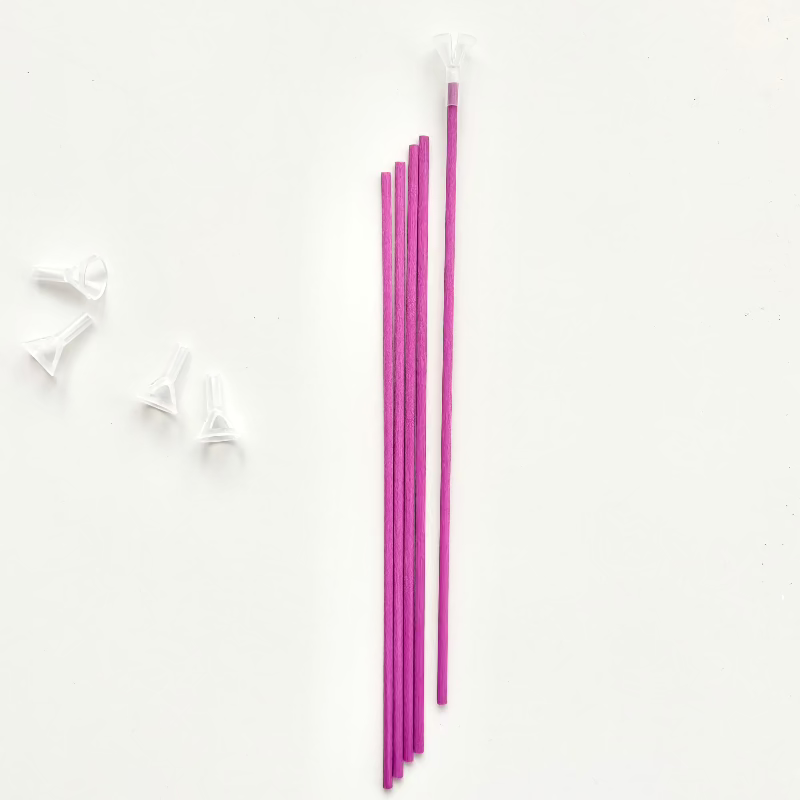 【風船スティック】カラースティック　ポリエステルファイバー　25ｃｍ　パープル　風船販売店　プリフラSHOP