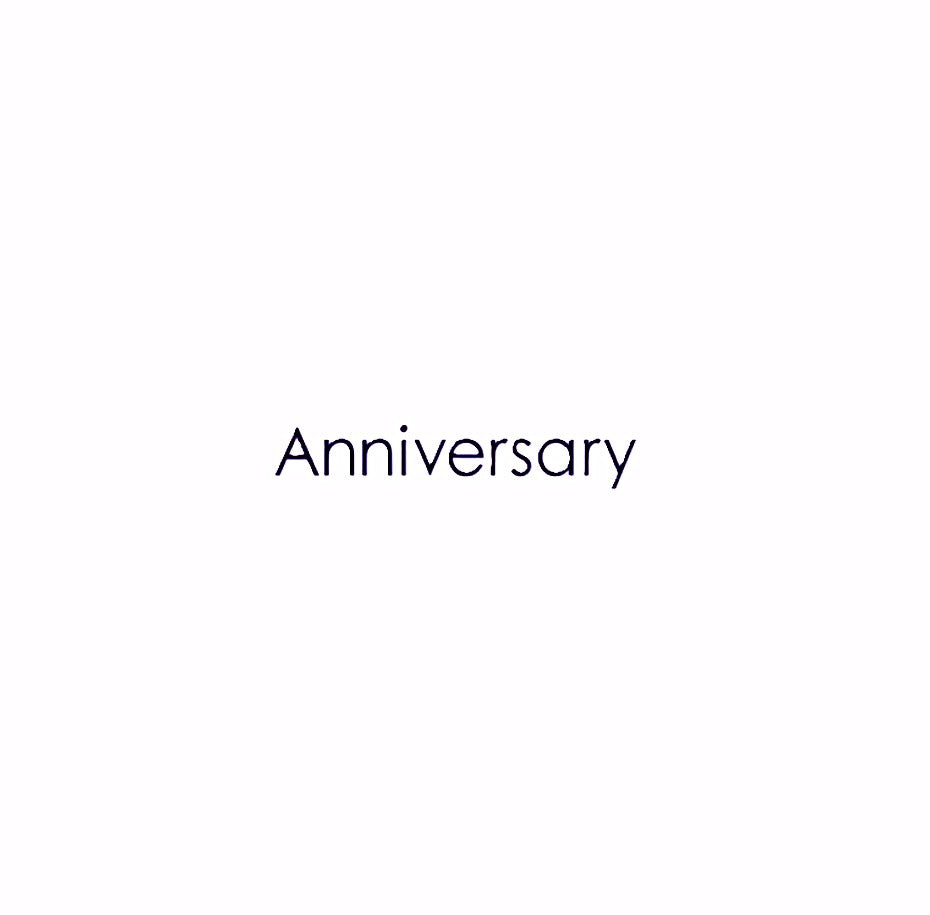 Anniversary　ステッカー｜周年記念・記念日