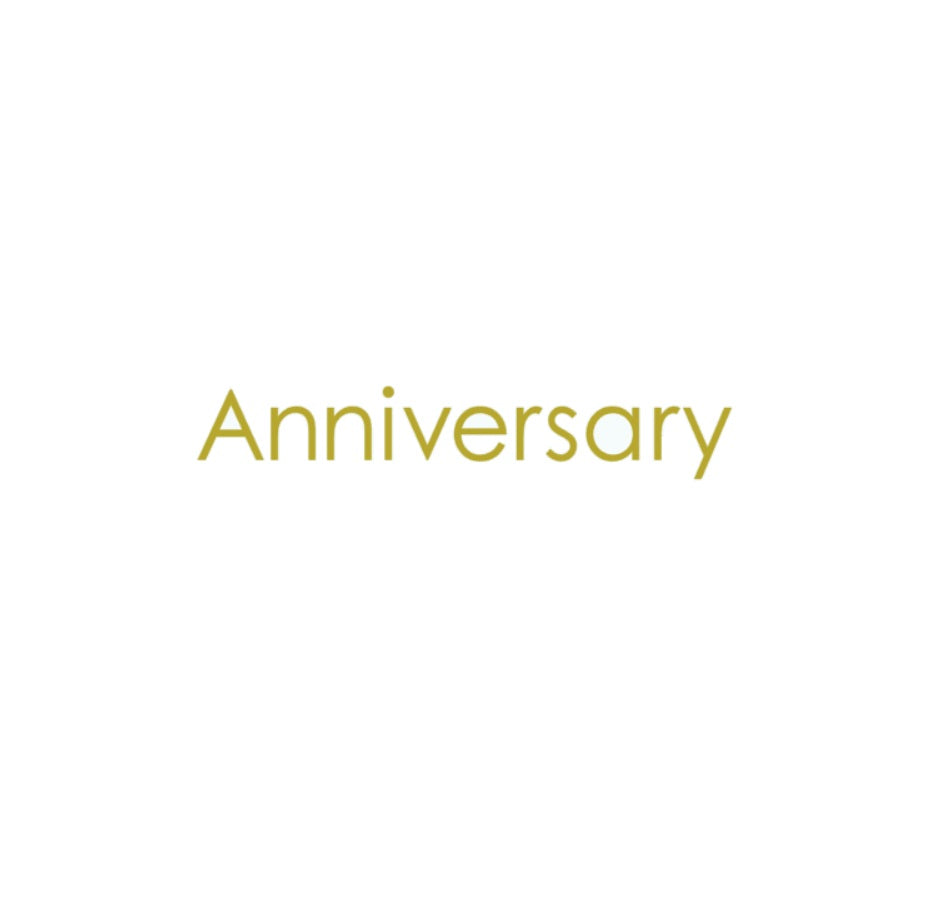 Anniversary　ステッカー｜周年記念・記念日