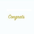 Congrats　筆記体 | 御祝・結婚式・卒業・イベント用