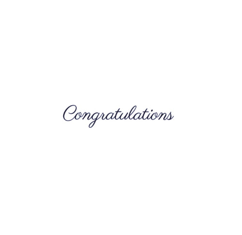 Congratulations　カッティングステッカー | 御祝・結婚式・卒業・イベント用