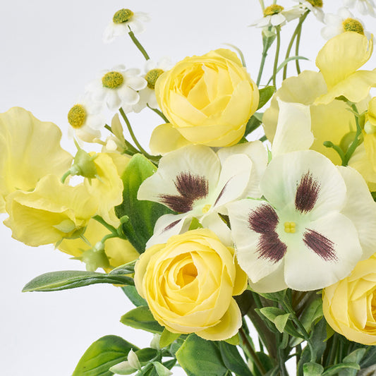 【誕生花ギフト】パンジーとラナンキュラスのバルーンフラワー　No.24