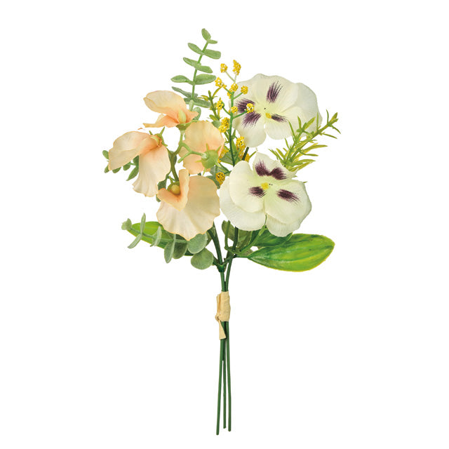 【誕生花ギフト】パンジーとスイトピーのバルーンフラワー　No.6