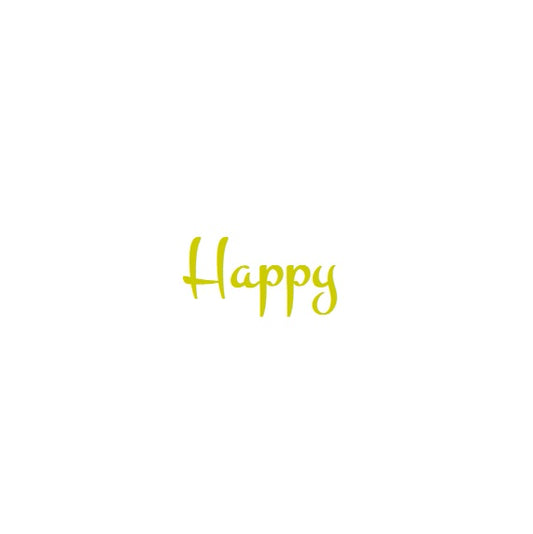 【ステッカー】Happy　フラッフィ　転写　シール【講師の場合　コード入力】