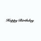 Happy Birthday　ステッカー｜誕生日