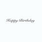 Happy Birthday　ステッカー｜誕生日