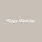 Happy Birthday　ステッカー｜誕生日