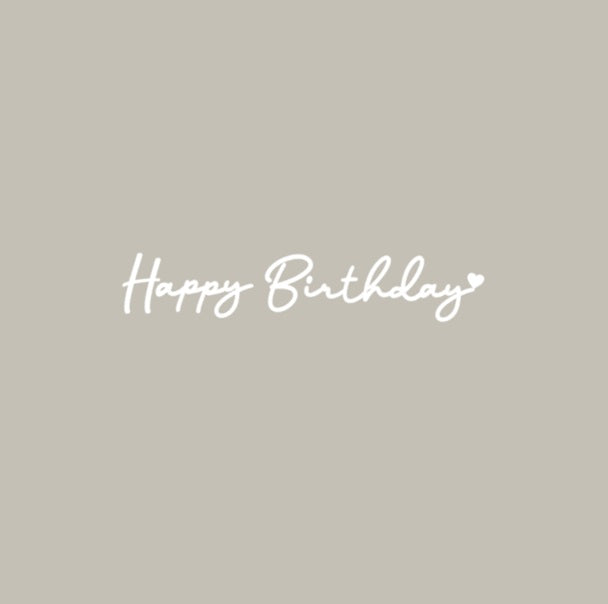 Happy Birthday　ステッカー｜誕生日