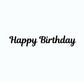 Happy Birthday　ステッカー｜誕生日