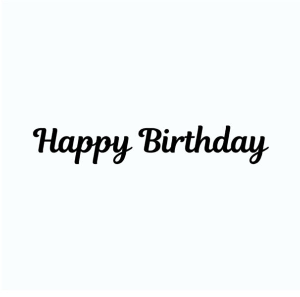 Happy Birthday　ステッカー｜誕生日
