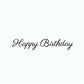 Happy Birthday　ステッカー｜誕生日