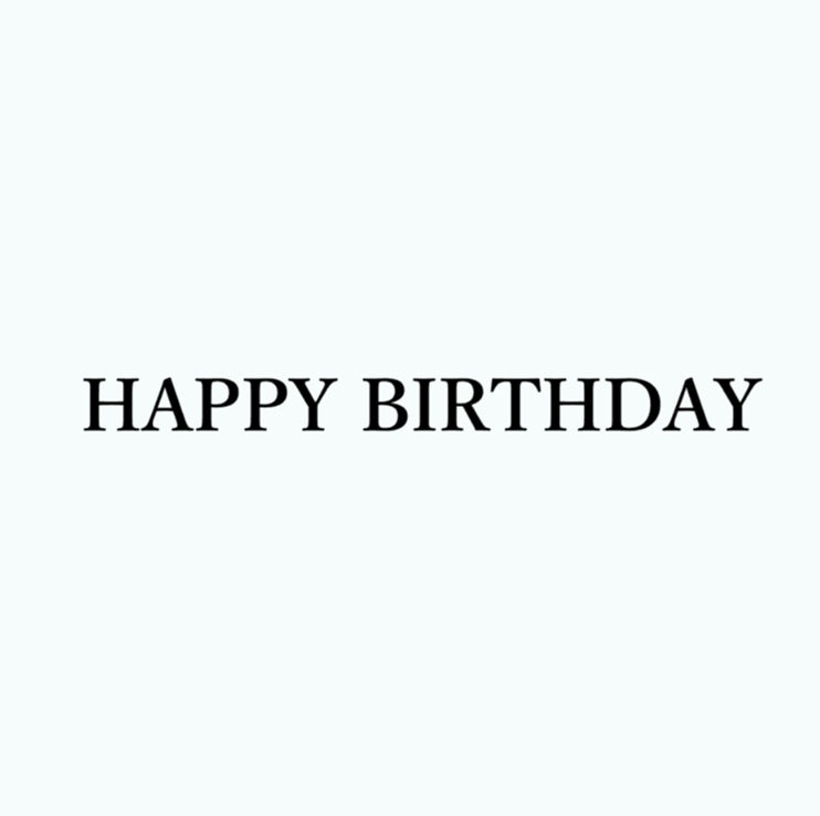 Happy Birthday　ステッカー｜誕生日