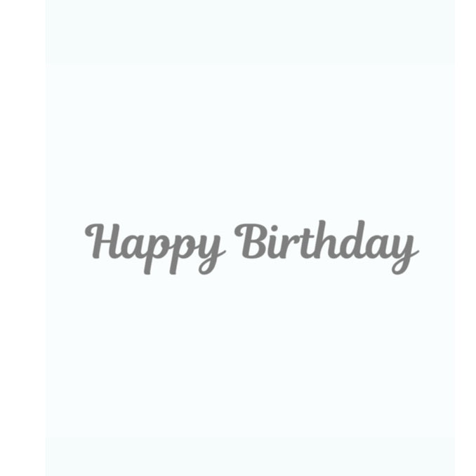 Happy Birthday　ステッカー｜誕生日