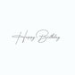 Happy Birthday　ステッカー｜誕生日