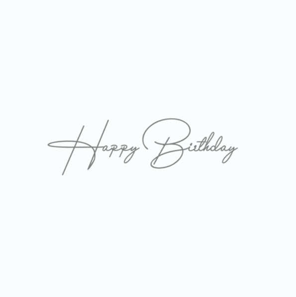 Happy Birthday　ステッカー｜誕生日