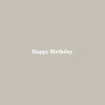 Happy Birthday　ステッカー｜誕生日