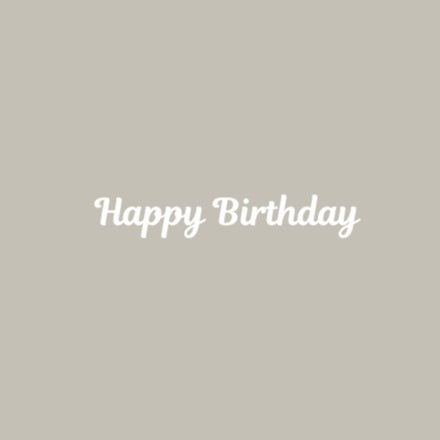 Happy Birthday　ステッカー｜誕生日