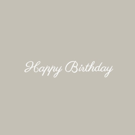 Happy Birthday　ステッカー｜誕生日