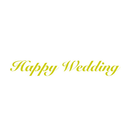 Happy Wedding　カッティングステッカー | 結婚式・イベント用