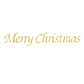 メリークリスマス　MerryChristmas-　イタリック体
