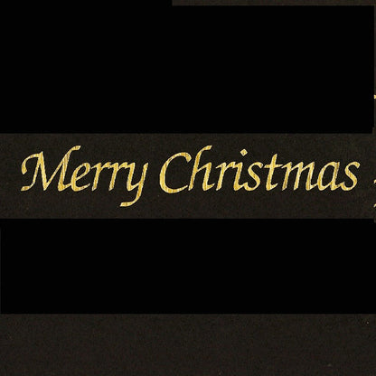 【ステッカー】Merry Christmas　イタリック体　転写　シール【講師の場合　コード入力】　